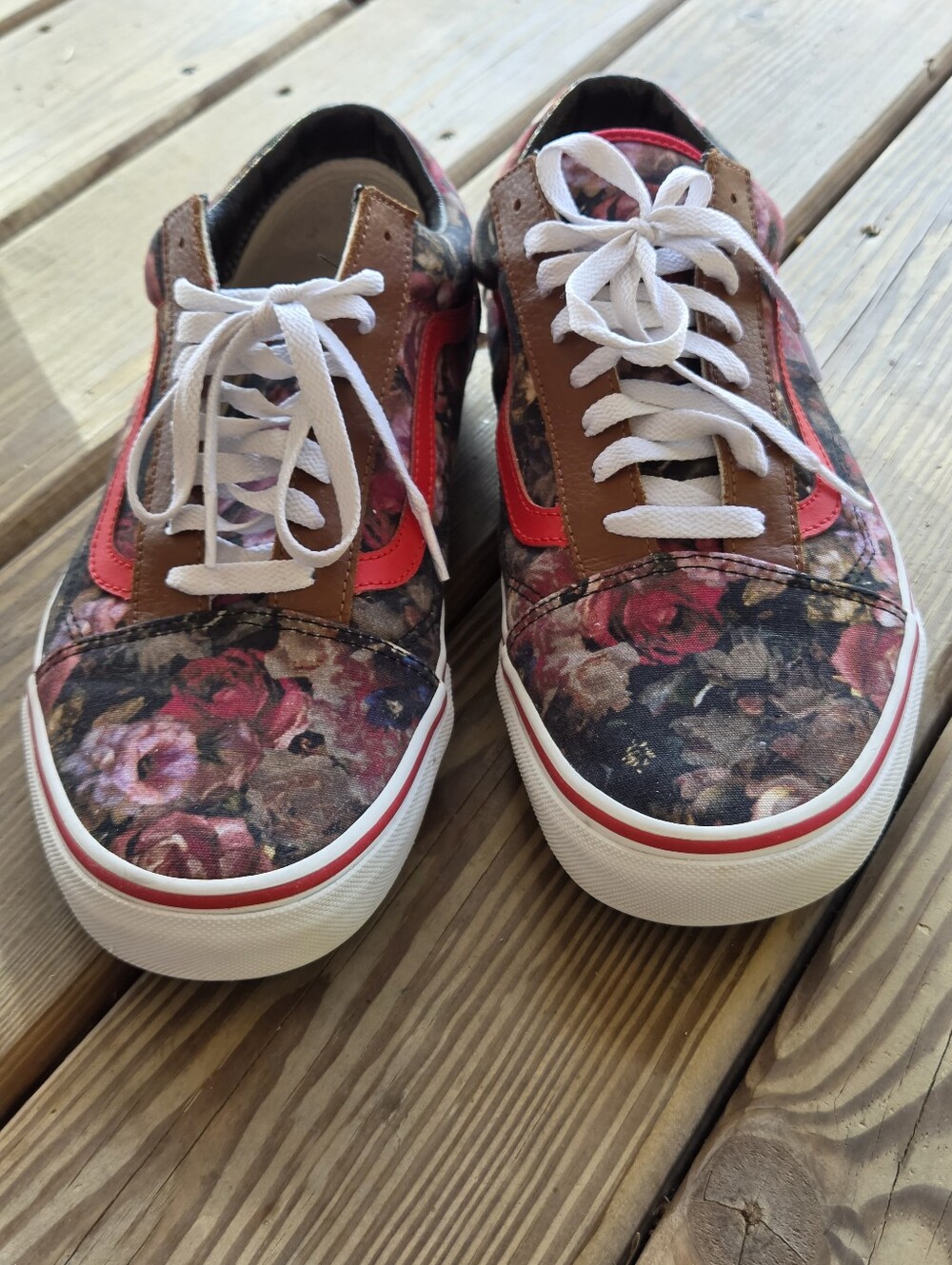 Vans Customs Old Skool "Moody Tapestry Floral" Sneakers Size M12